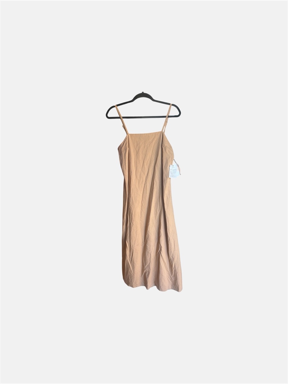 Japna Nude-Beige Midi Slip Dress